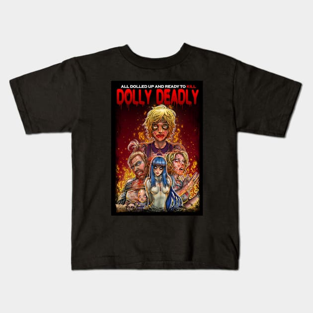 Dolly Deadly Kids T-Shirt by awretchedproduction